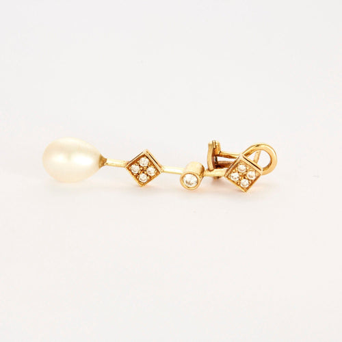 Boucles d'oreilles Boucles d'oreilles diamants perles 58 Facettes LP494/9