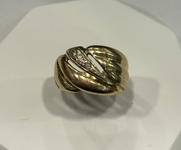 Bague Bague Bombée 58 Facettes LP698