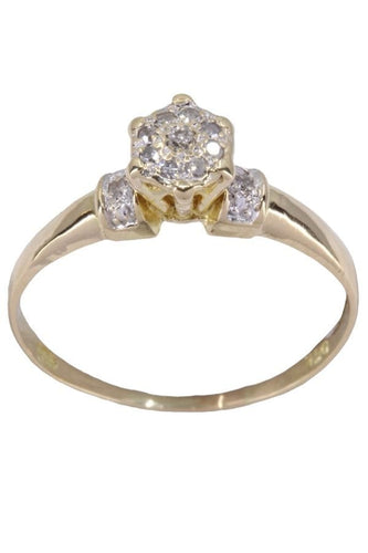 Bague 58 BAGUE STYLE SOLITAIRE DIAMANTS 58 Facettes 087391