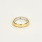Bague 55,5 Bague en or jaune, or blanc et diamant 58 Facettes SOI3496