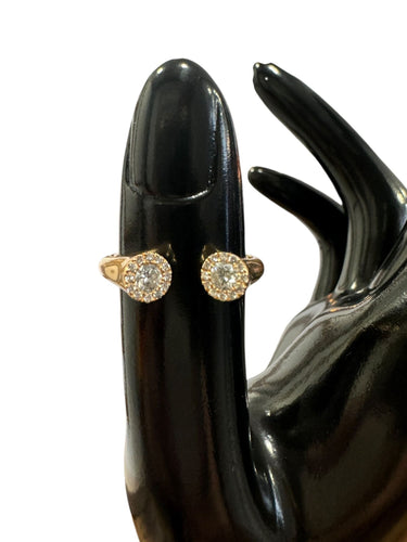 Bague 54 Bague "Toi et Moi" or jaune et diamants 58 Facettes