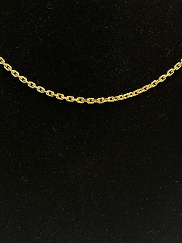 Collier Chaine Maille Forçat Pleine 58 Facettes LP664/8