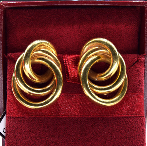 Boucles d'oreilles Boucles d'oreilles vintage en or 58 Facettes