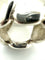 Bague 55 GILBERT ALBERT. Bague scuplture en argent et or 18K 58 Facettes