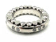 Bague 55 BUCHERER. Bague "Dizzler" or blanc 18K et diamants 58 Facettes