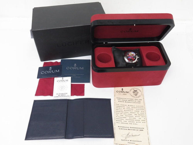 Montre montre CORUM bubble lucifer 28534020 automatique 45 mm chrono ed. limitee 58 Facettes 267771