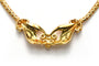 Collier Collier contemporain en or jaune 18 carats et diamants "taille" brillant (+-0.234ct) 58 Facettes 22733