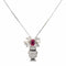 Pendentif Pendentif Bouquet Platine Rubis 58 Facettes 2328939CN