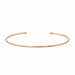 Bracelet Ginette NY Bracelet Jonc Tanger open bangle Or rose 58 Facettes 3443200RV