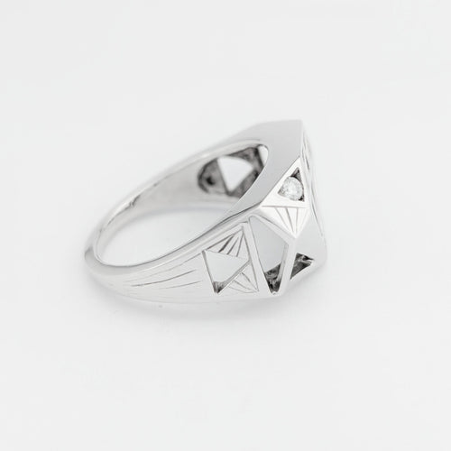 Bague 63.5 Bague Chevalière Flavparis x Le Diamantaire  « Chic and Bling »; Edition limitée 58 Facettes 32227