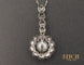 Pendentif Pendentif platine perle diamants 1920 58 Facettes A10548