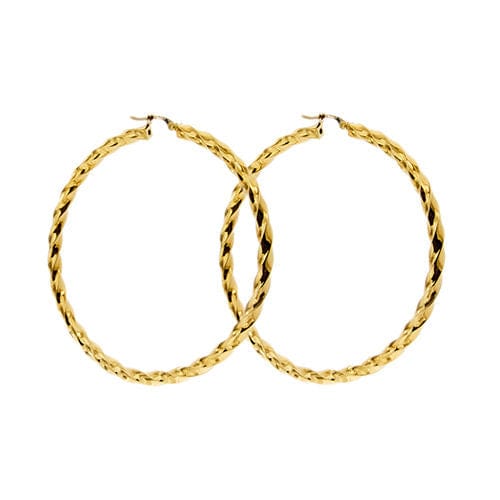 Boucles d'oreilles Grandes boucles d'oreilles créoles 58 Facettes 37640