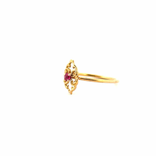 Bague Bague Or jaune et rubis 58 Facettes 72-GS38396-2
