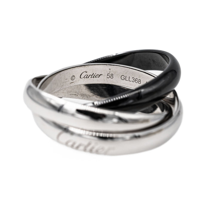 Cartier Ring Trinity Witgoud Keramiek