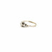 Bague 50 Solitaire Or Blanc 18k & Diamant 58 Facettes 16-GS30403-01