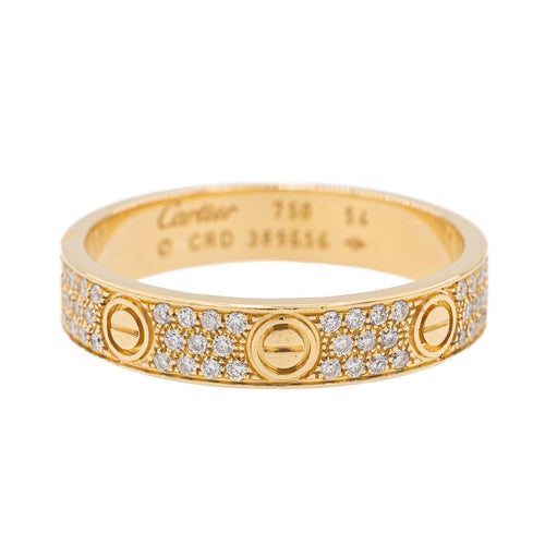Bague 54 Cartier Bague Alliance Love Or jaune Diamant 58 Facettes 3083843CN