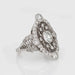 Bague 52 bague antique en diamant dewardien en platine 58 Facettes G13478