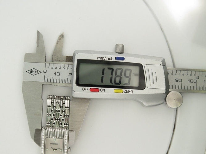 Montre montre BOUCHERON reflet quartz acier & diamants 58 Facettes 259920