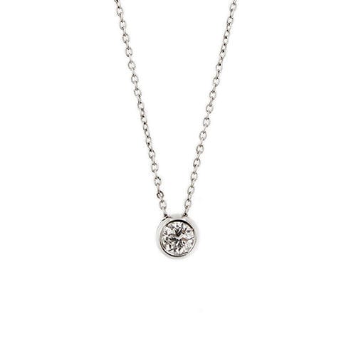 Collier Collier Point Light avec diamant de 0,21 ct 58 Facettes 174