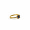Bague 54.5 Bague en Or jaune et Saphir ovale 58 Facettes REF24022-186