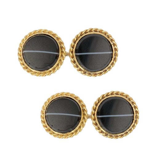 Manžetne злато и врпца ахата