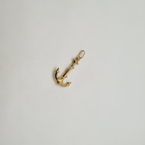 Pendentif Pendentif ancre or jaune 58 Facettes