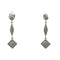 Boucles d'oreilles Geometric Diamond Drop Earrings 58 Facettes UN0151