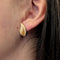 Boucles d'oreilles Boucles d'oreilles feuille en Or jaune 18 carats 58 Facettes 32681