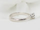 Bague 51 Bague solitaire en or blanc et diamant 0.34ct 58 Facettes 31904/30711
