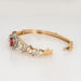 Bracelet Bracelet Opale Tourmaline Rose Coeur Diamant 58 Facettes G13201