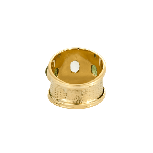 Bague 57 Bague jonc or et pierres de couleurs 58 Facettes BO/240024///