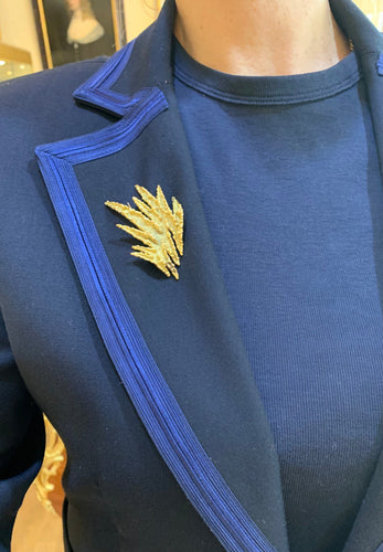 Mauboussin - Broche vintage en or jaune 18 carats