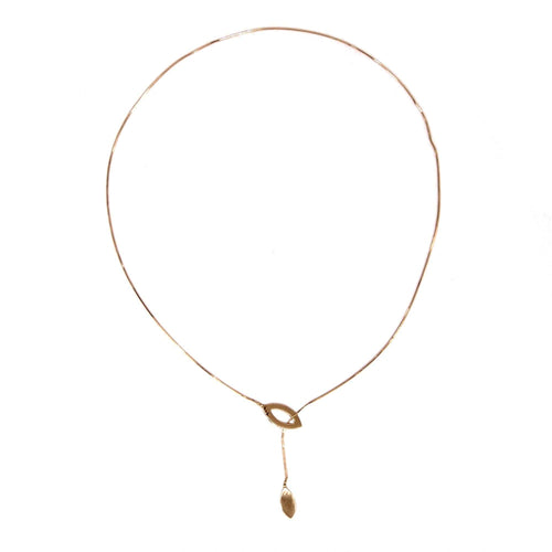 Collier Collier moderne asymétrique en or jaune 58 Facettes CVCO33