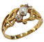 Bague Bague Art Nouveau diamants old mine et perle de culture en or jaune 18k 58 Facettes A834