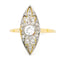 Bague 56 Bague en diamant de forme marquise 14 carats 58 Facettes 23FC338B6F1A4395990D953B69024761