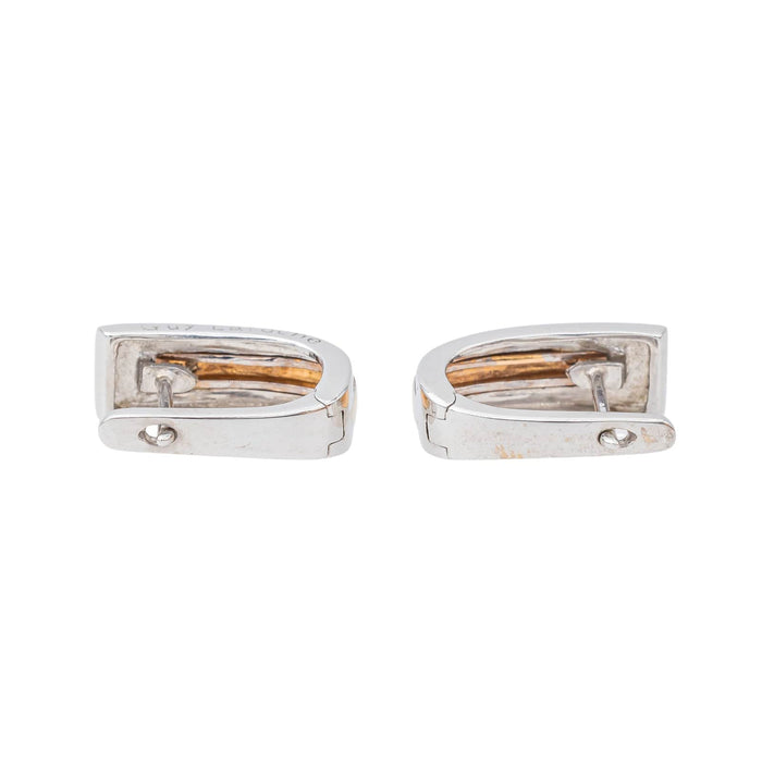 Boucles d'oreilles Guy Laroche Boucles d'oreilles Dormeuses Or blanc 58 Facettes 3298906CN