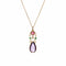 Collier Collier Tiffany & Co Améthyste Paloma Picasso Or jaune 18 carats Tourmaline Estate 58 Facettes G13856