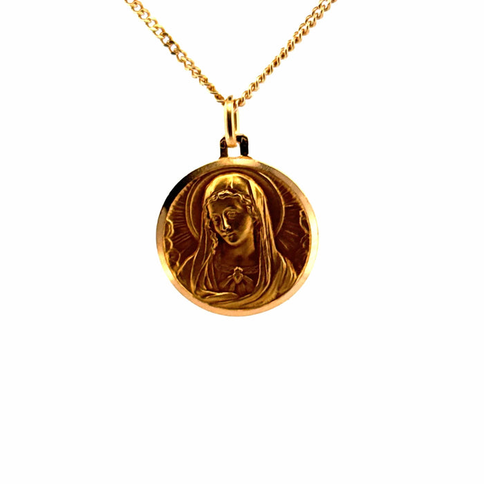 Collier Collier Médaille Marie or jaune 58 Facettes CO-GS37705-2