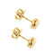 Boucles d'oreilles Boucles d'oreilles point lumineux avec diamants 0,30 ct 58 Facettes 22393