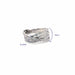 Bague 58 Alliance Croisée Or Blanc Diamants 58 Facettes 1-GSJE485-01