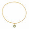 Collier Collier Pendentif Or jaune Diamant, Emeraude 58 Facettes 4387217CN