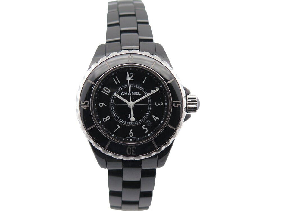 horloge CHANEL j12 intens zwart 33 mm zwart keramiek + doos