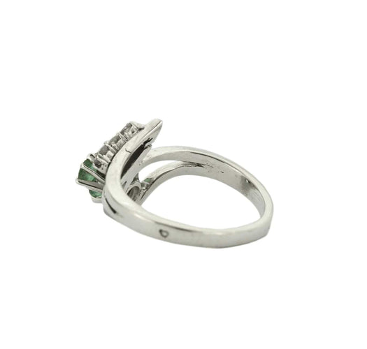 Bague 53 BAGUE " NOY" EMERAUDES & DIAMANTS 58 Facettes BO/230064