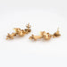 Boucles d'oreilles Boucles d'oreilles longues fleurs vintage années 60 Or jaune 58 Facettes G13438