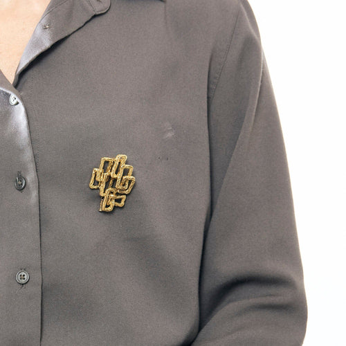 Broche MAUBOUSSIN - Broche clip or jaune 58 Facettes ROD35203