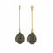 Boucles d'oreilles Boucles d’Oreilles Gouttes pavées Saphirs Diamants Or 18 Carats 58 Facettes BO161