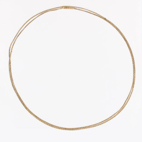 Collier Sautoir ancien en or jaseron 58 Facettes 16-202