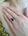 Bague 54 Bague Rubellite 4.16 Carats diamants or jaune 58 Facettes B360