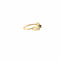 Bague 54 Solitaire Or Jaune 18 k & Topaze 58 Facettes 47-GS37208-1
