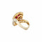 Bague 52 Bague pompadour rubis et diamants 58 Facettes BO/230062/